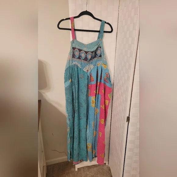 Kantha Bae Cotton Bib Jumpsuit - Picture 2 of 8